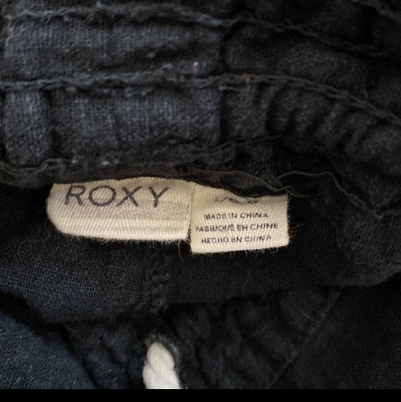 ROXY Oceanside Flared Linen Pants - Picture 6 of 8